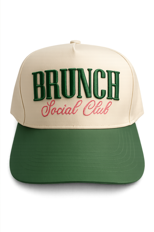 Brunch Social Club Embroidery Design