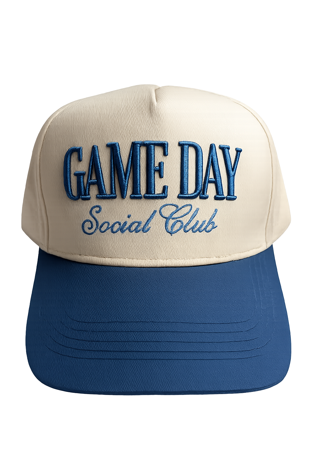 Game Day Social Club Embroidery Design